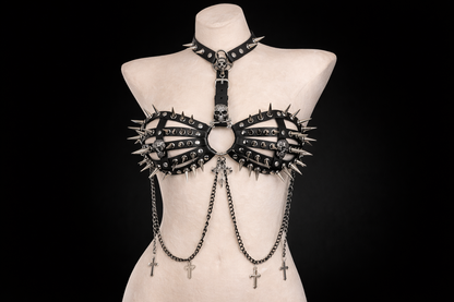 Punkgräfin Velvet Violence Collection Tank Top Bra – Gothic Y2K Cami