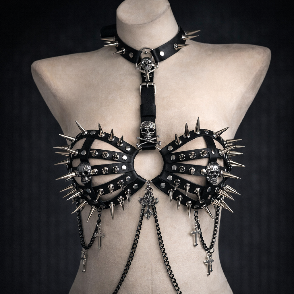 Punkgräfin Velvet Violence Collection Tank Top Bra – Gothic Y2K Cami