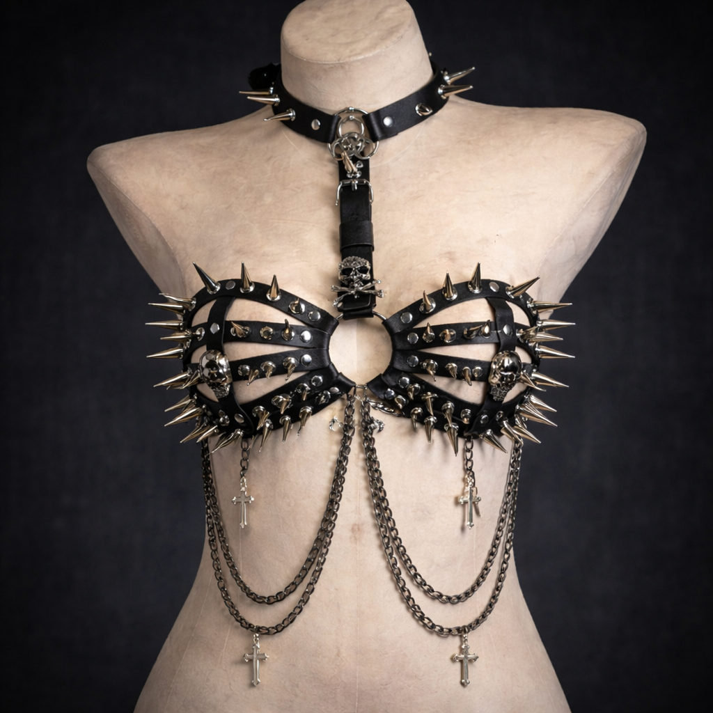 Punkgräfin Velvet Violence Collection Tank Top Bra – Gothic Y2K Cami