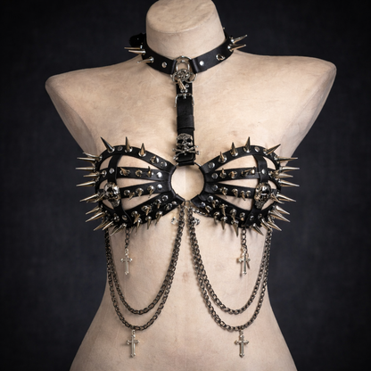 Punkgräfin Velvet Violence Collection Tank Top Bra – Gothic Y2K Cami