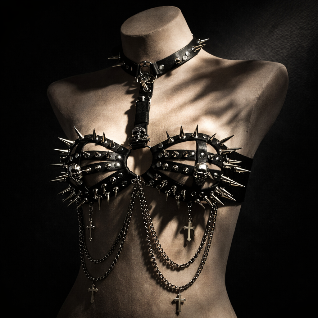 Punkgräfin Velvet Violence Collection Tank Top Bra – Gothic Y2K Cami