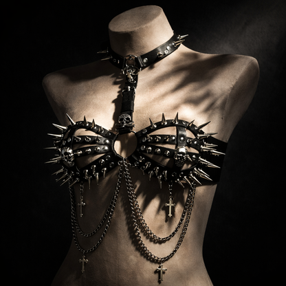 Punkgräfin Velvet Violence Collection Tank Top Bra – Gothic Y2K Cami