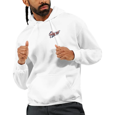 Punks Not Dead Punk Hoodie Weiß, Punkgraf Union Jack Streetwear